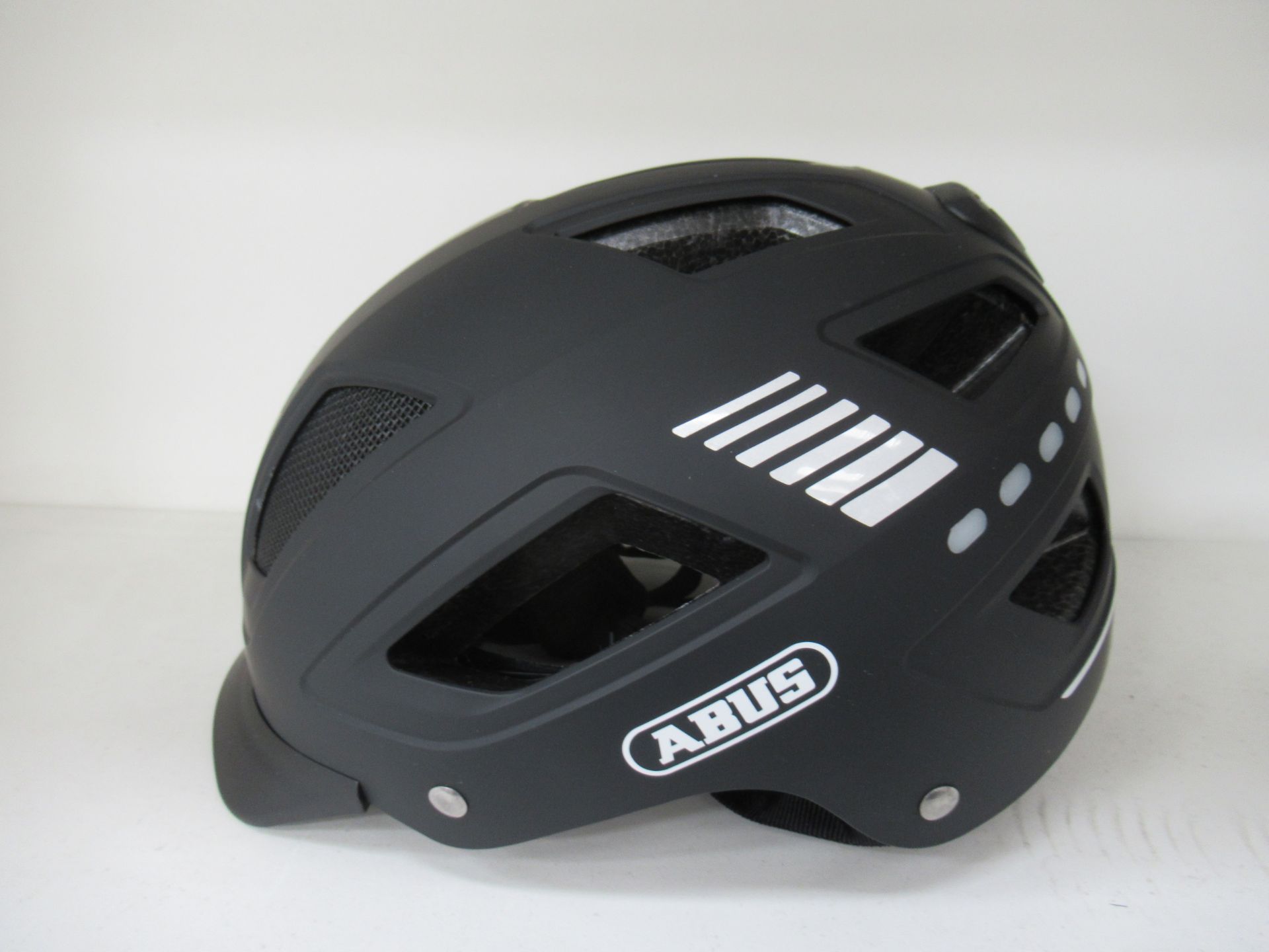 ABUS Hyban 2.0 LED black large sized helmet - boxed (RRP£114.99)