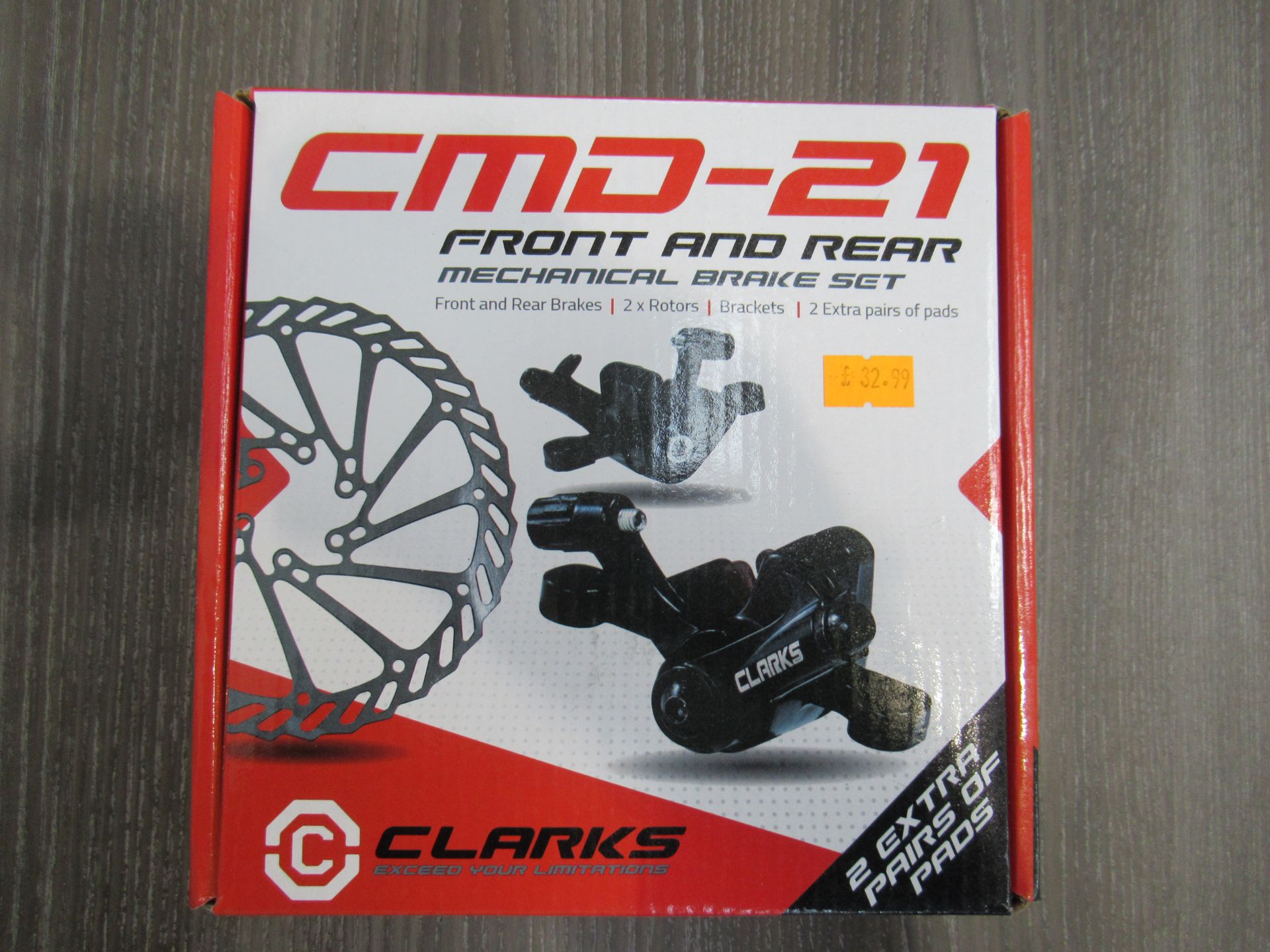1 x Clarks CMD-22 Dual Piston Mechanical Brake system (RRP£79.99) and 4 x CMD-21 Front and Rear Mech - Image 3 of 6