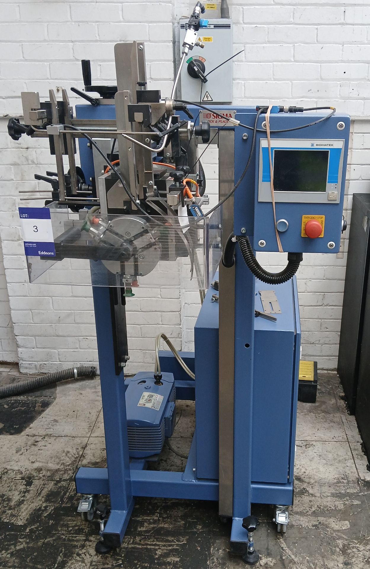 Sigma/Herzog and Heymann P&P-Basic pick and place machine, Year 2015, Order No 103/15, c. 2