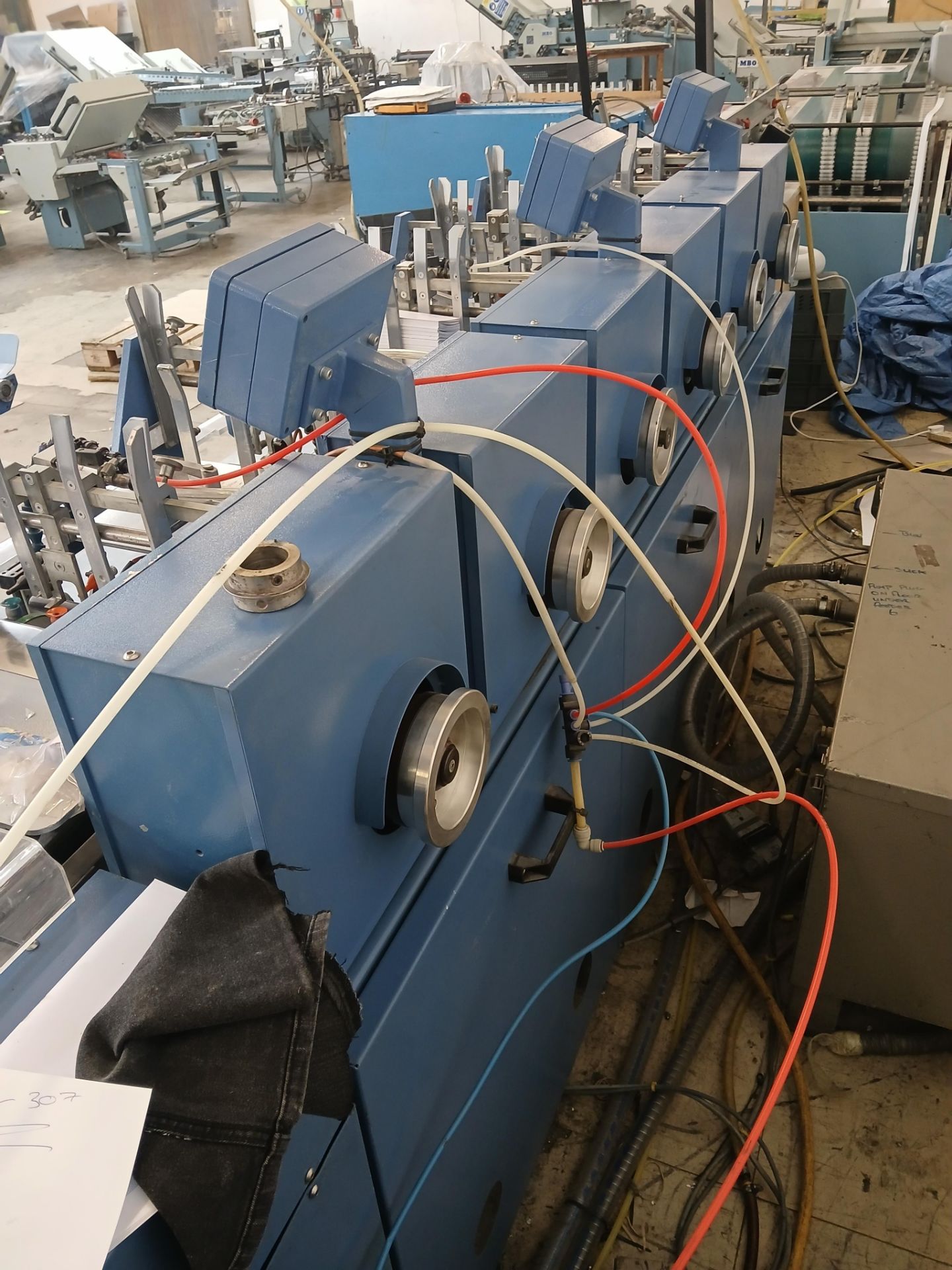 Buhrs/Promail BB300 6 station insertion line, Year believed to be 2001, with V710 feed unit and - Bild 15 aus 16