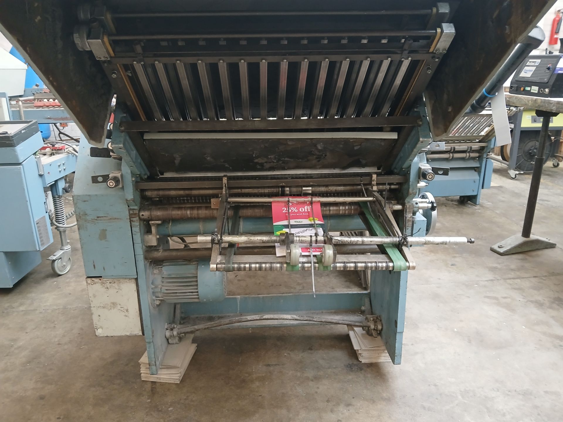 MBO T72 FW-2-72/6 folding unit, Serial Number 9706 16966 with 3 : additional plates. A Risk - Image 9 of 10