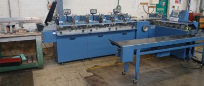Buhrs/Promail BB300 6 station insertion line, Year believed to be 2001, with V710 feed unit and