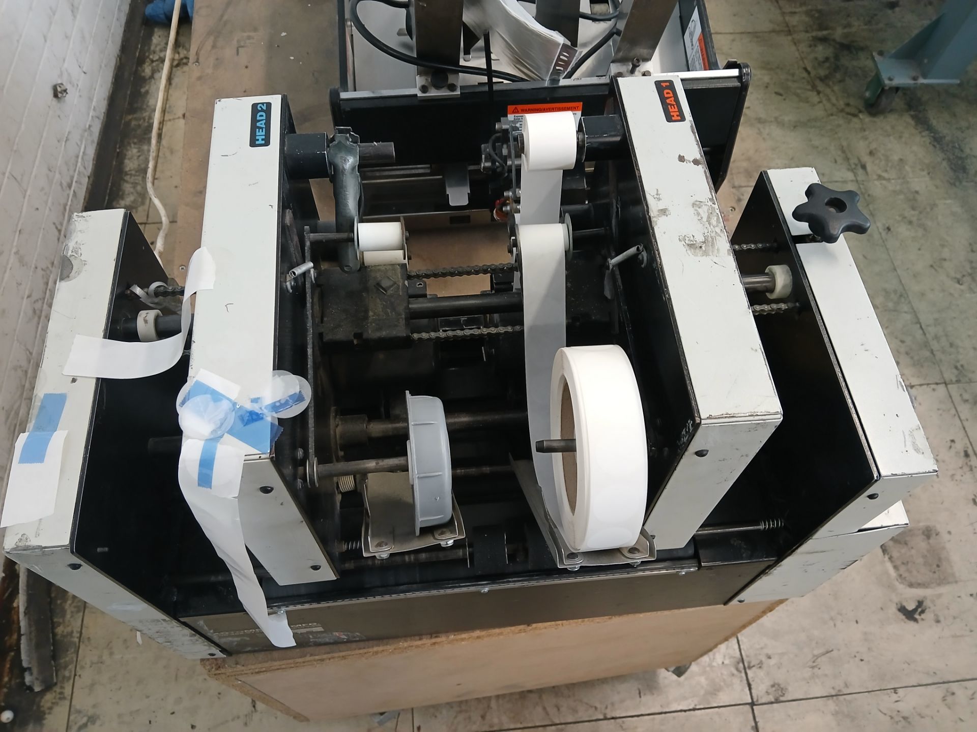 Automecha Accufast KT2 twin head single tabber mailing machine, Serial Number 411921, 240V - Image 4 of 4