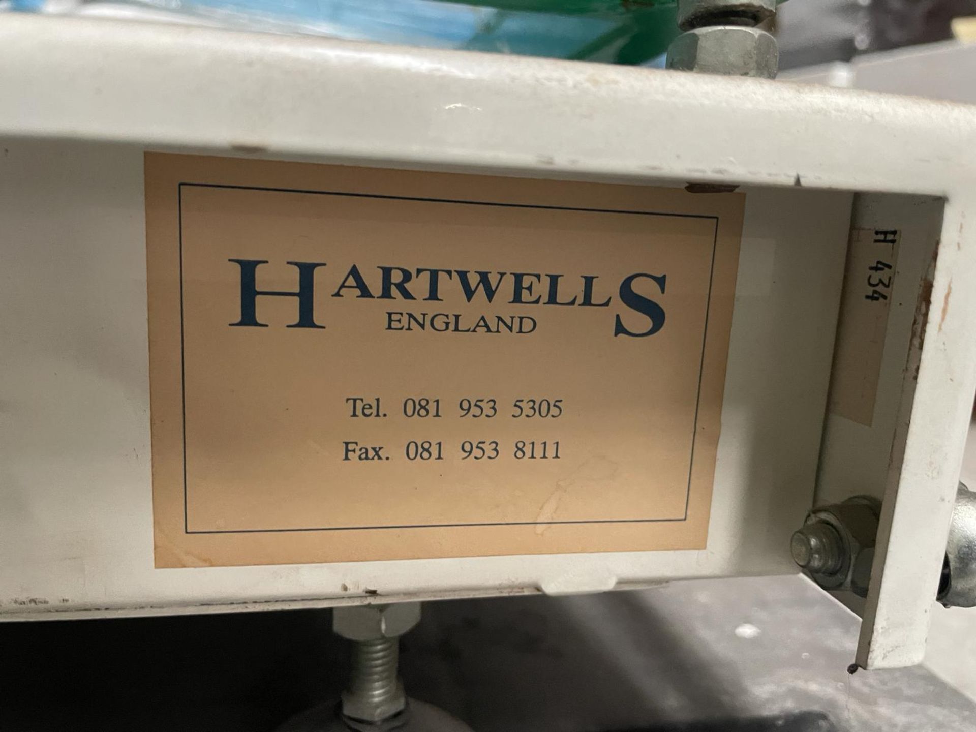 Hartwells L Sealer, Model BS 3633. Please note this lot is located at Unit 29, Ridge Way, Iver, - Bild 3 aus 5