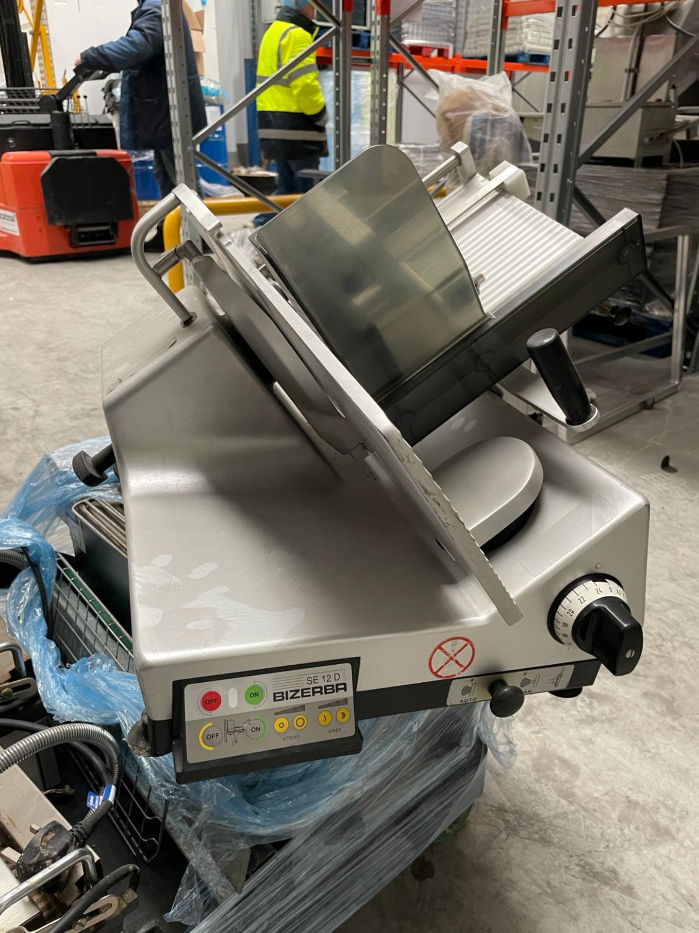 Bizerba SE 12D Meat slicer. Please note this lot is located at Unit 29, Ridge Way, Iver, Bucks, - Image 10 of 11