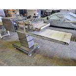 Ciberpan Model FCP-88 Pastry conveyor. Adjustable. 2300 x 800 x 1300 mm. Please note this lot is