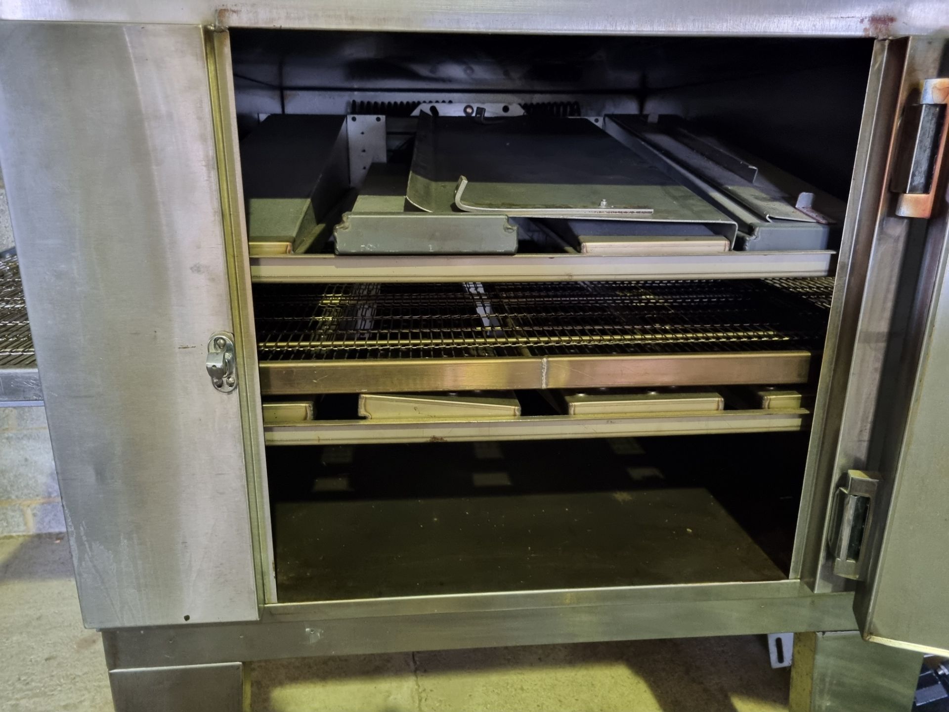 Lincoln Impinger Model 1421-F15E. Impinging oven, Stainless Steel Belt 1800 x 750 mm with 4 Heads. 2 - Image 4 of 6