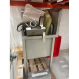 Stainless Steel Sink. Corner unit. Approx. 900 x 600 x 1300 mm. Please note this lot is located at