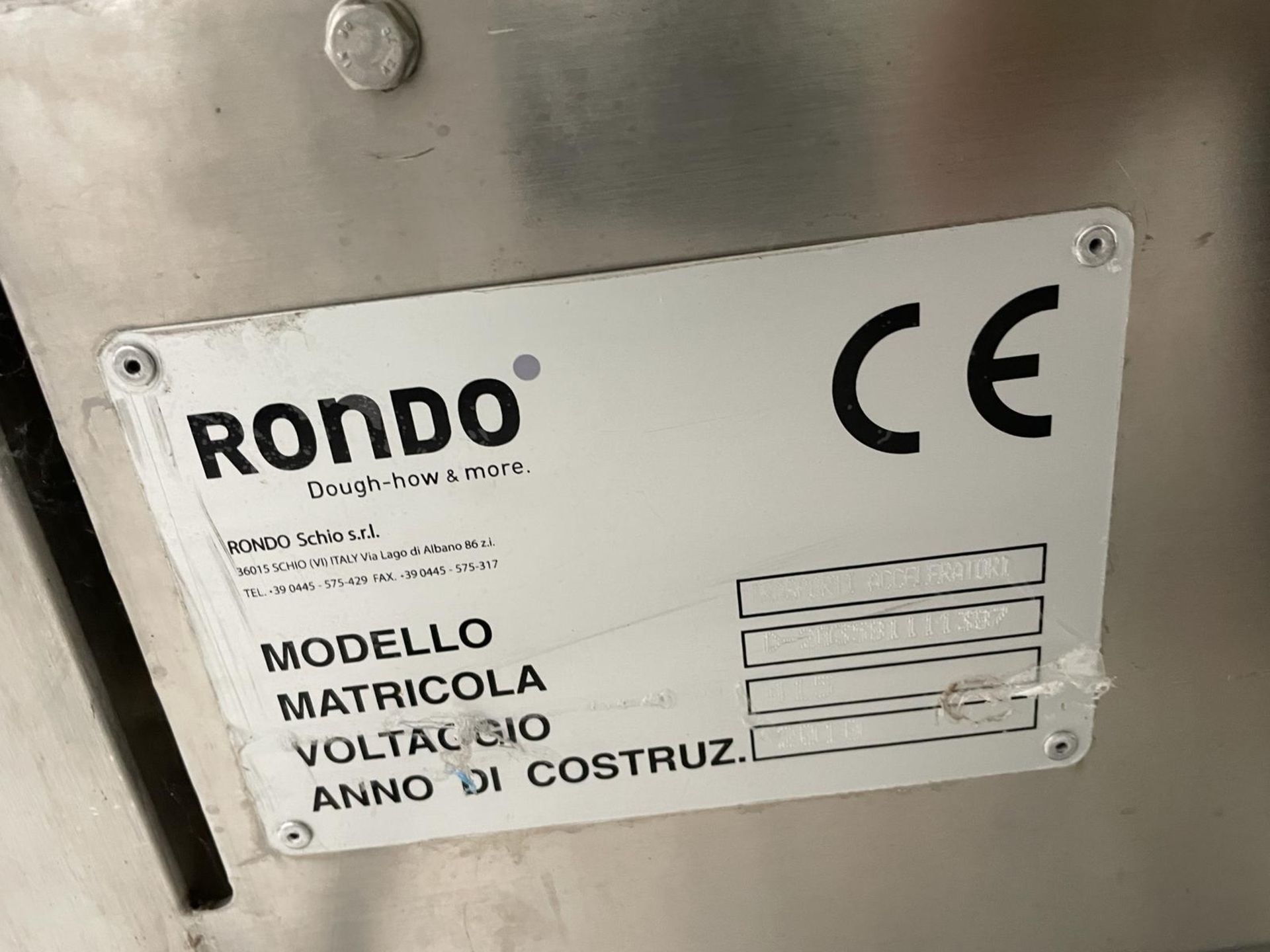 Rondo part conveyor section 1800 x 1200 mm Mobile. Please note this lot is located at Unit 29, Ridge - Image 6 of 6