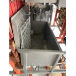 Stainless Steel Sink with hose type head unit. Approx. 1300 x 700 x 1300 mm with 400mm Splashback.