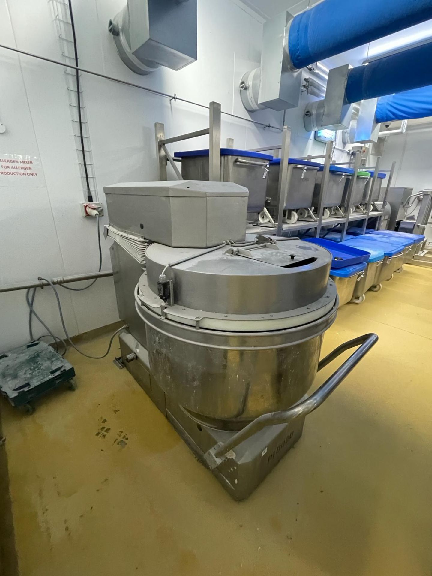 Turri Spiral Mixer x 200 Litre bowls, Bowl 900 x 500 mm, Dimensions approx. 1000 x 1900 x 1500 - Image 6 of 15