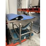Stainless Steel Conveyor, part of line incomplete, good belt 1100 mm wide. 1100 x 1500 x 1000 mm