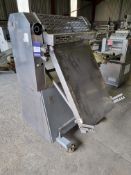 Stainless Steel Pastry Roller no belt with 650mm roller. 1000 x 1000 x 1600 mm. Please note this lot
