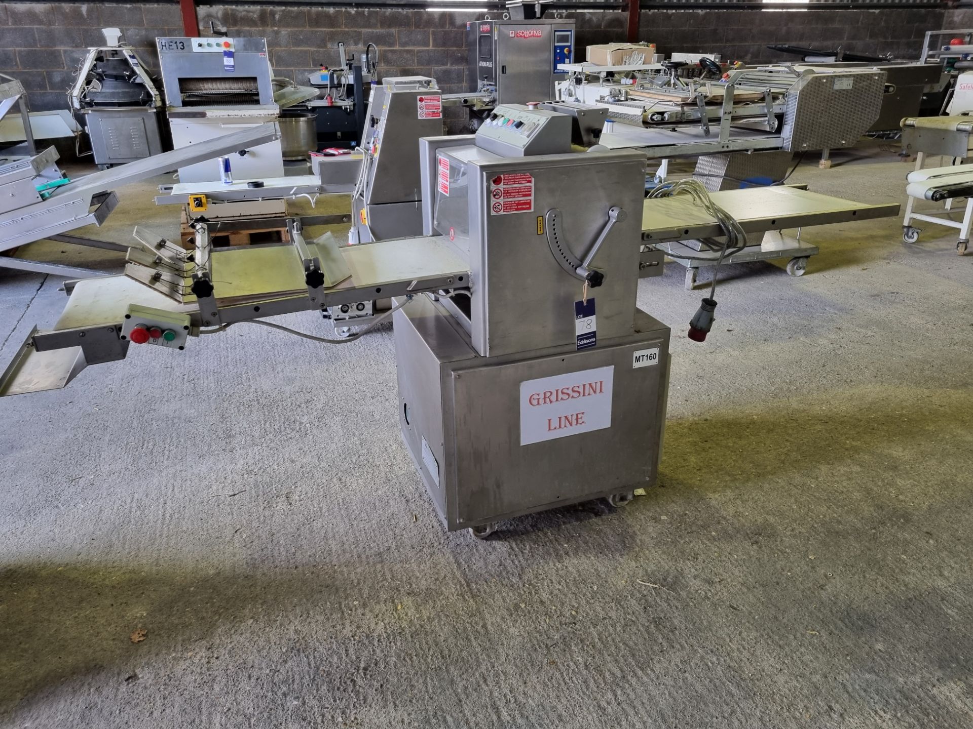 2003 Mini Pan Pastry Brake for Grissini Breadsticks. Please note this lot is located at Chipperfield - Image 2 of 5