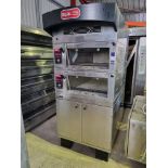 2015 Real Forni Electric Model LS85 MR-1 Oven. Twin door cooling cabinet below. 600 x 800 x 200 mm