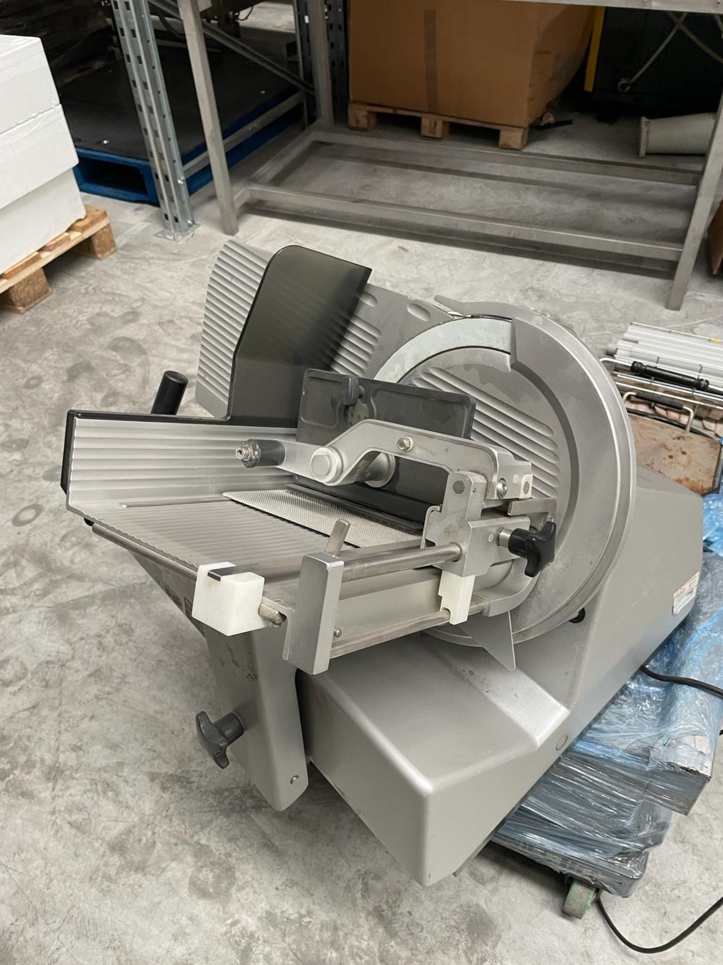 Bizerba SE 12D Meat slicer. Please note this lot is located at Unit 29, Ridge Way, Iver, Bucks, - Image 7 of 11