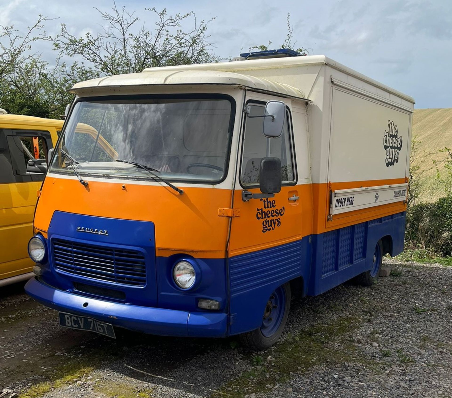 Peugeot J7 converted food truck. Odometer reading 160,049 kilometres, Manufactured 1979, converted