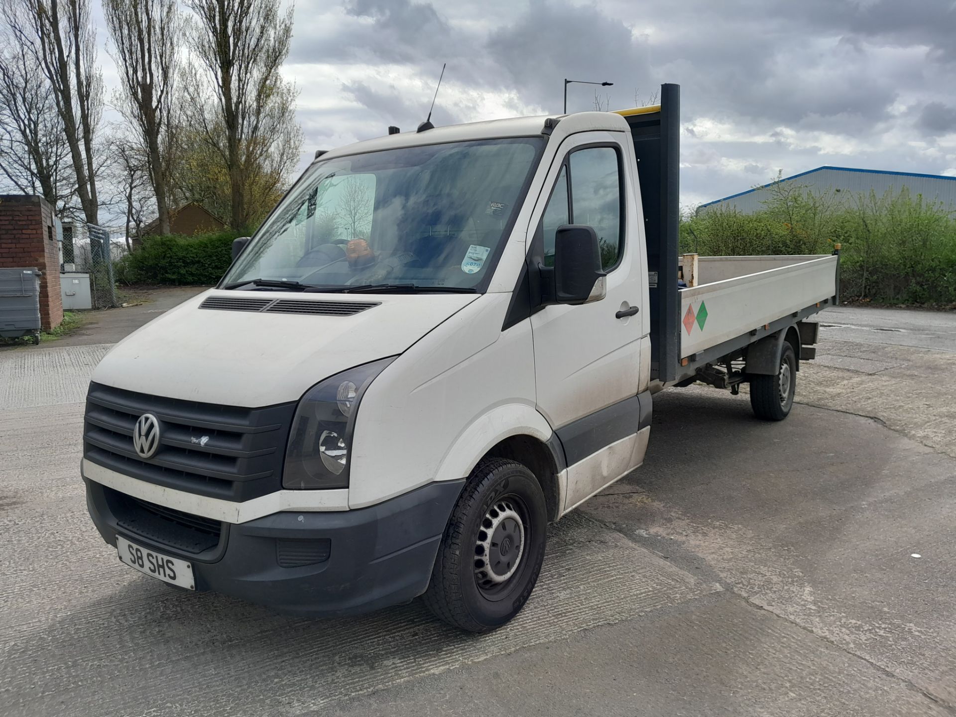 Volkswagen Crafter CR35 LWB 2.0 TDI Double Cab Dropside Van, with Ingimex Dropside body, - Image 3 of 9