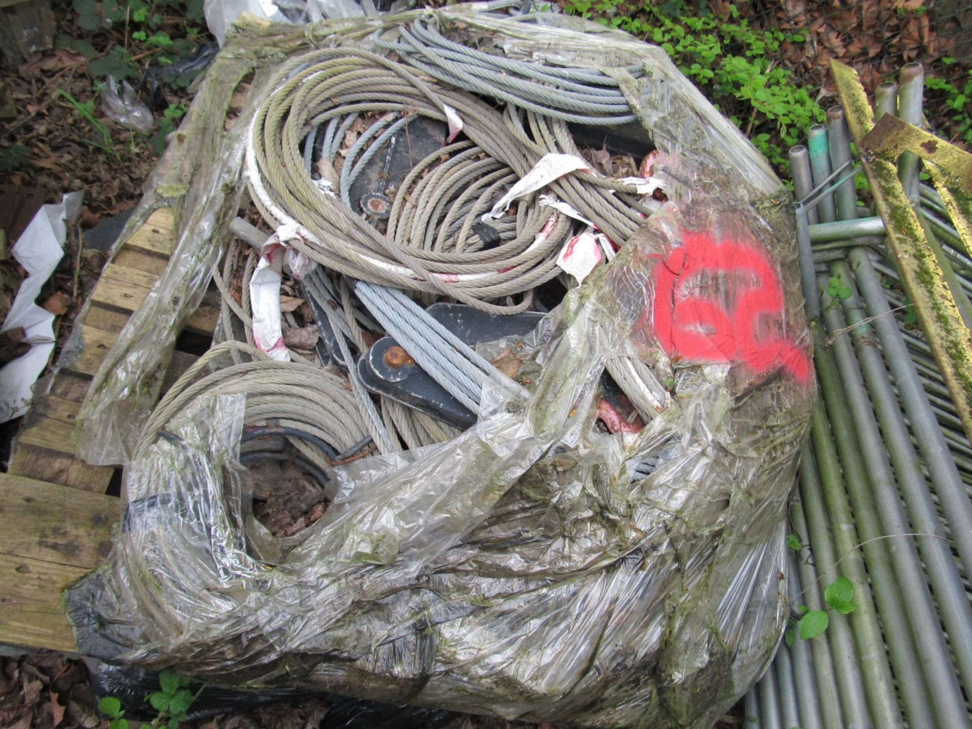 Quantity of wire rope slings etc to pallet - Image 2 of 2
