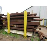 Quantity of box tube and other steel to stillage