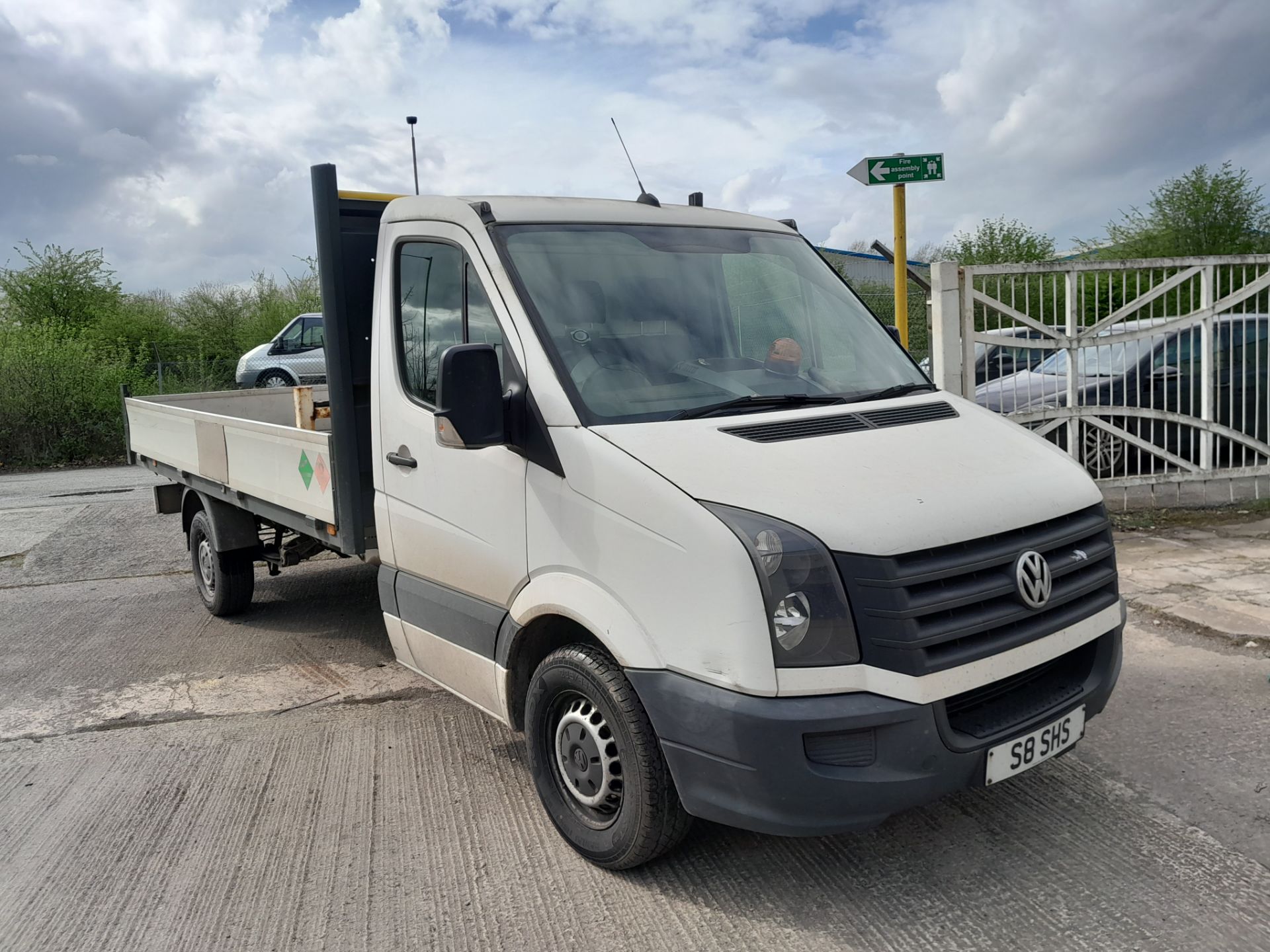 Volkswagen Crafter CR35 LWB 2.0 TDI Double Cab Dropside Van, with Ingimex Dropside body,