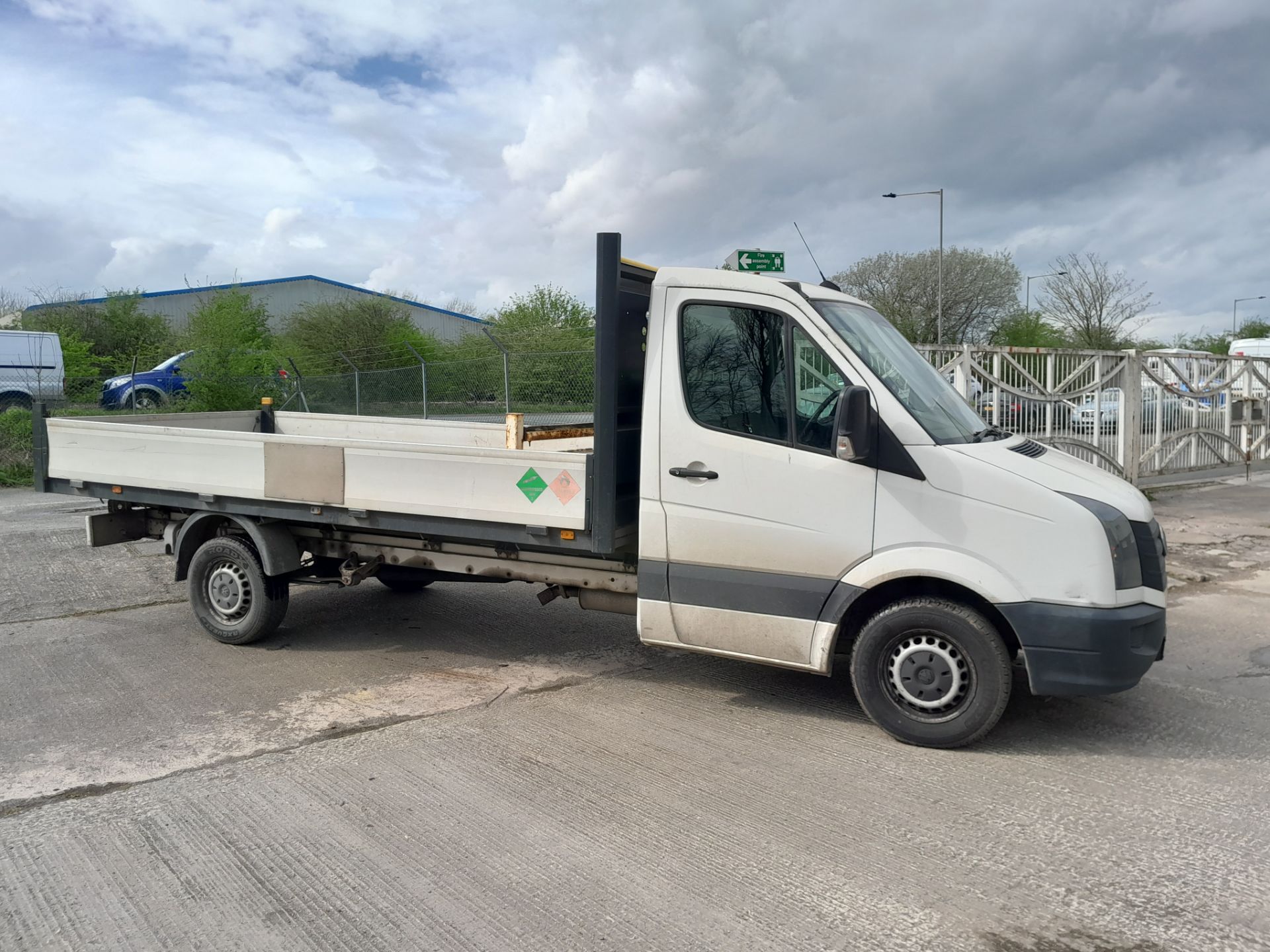 Volkswagen Crafter CR35 LWB 2.0 TDI Double Cab Dropside Van, with Ingimex Dropside body, - Image 7 of 9