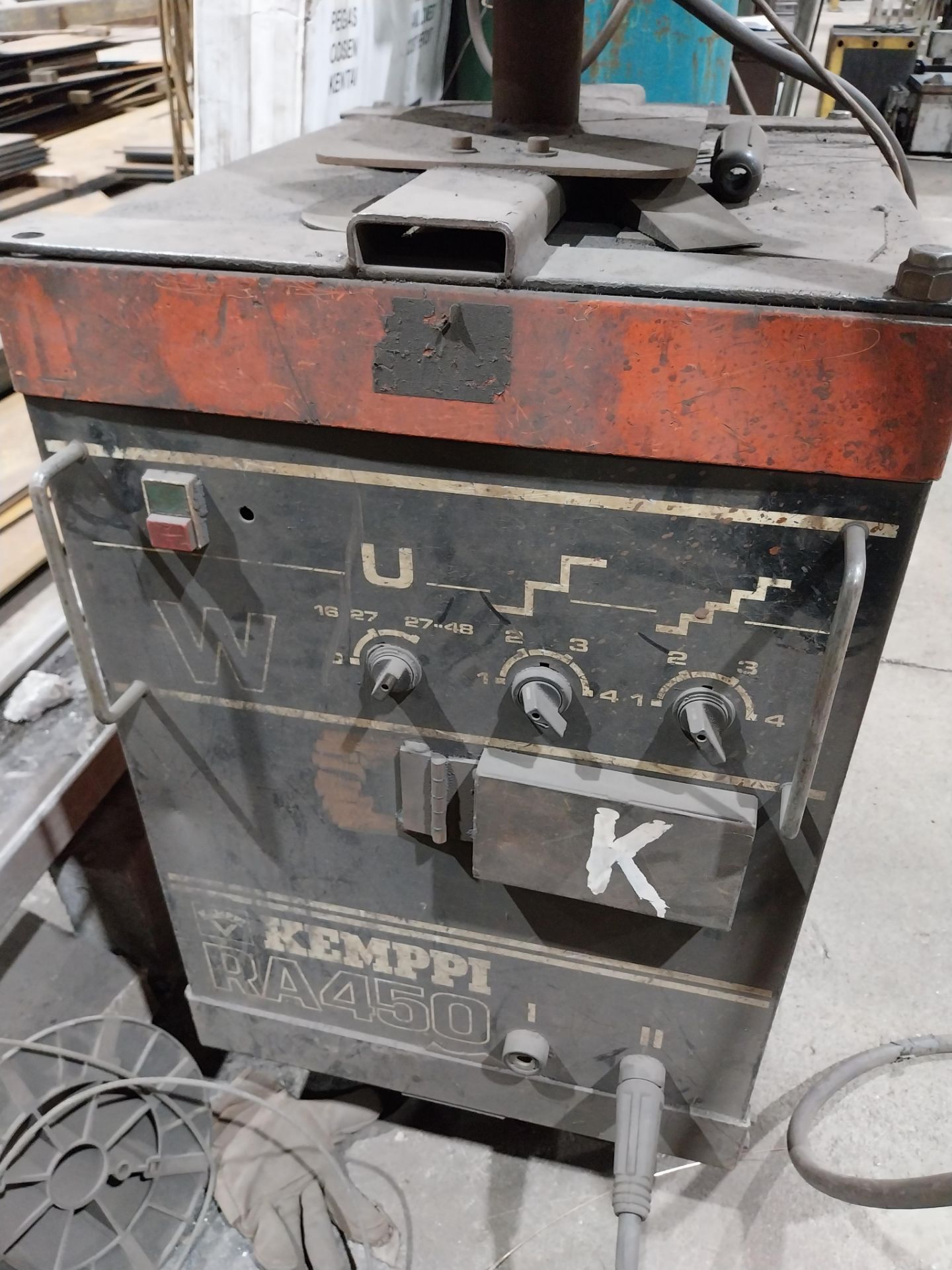 Kempp RA450 mig welder with F40 wire feed, torch and clamp (bottle not included) - Image 3 of 4