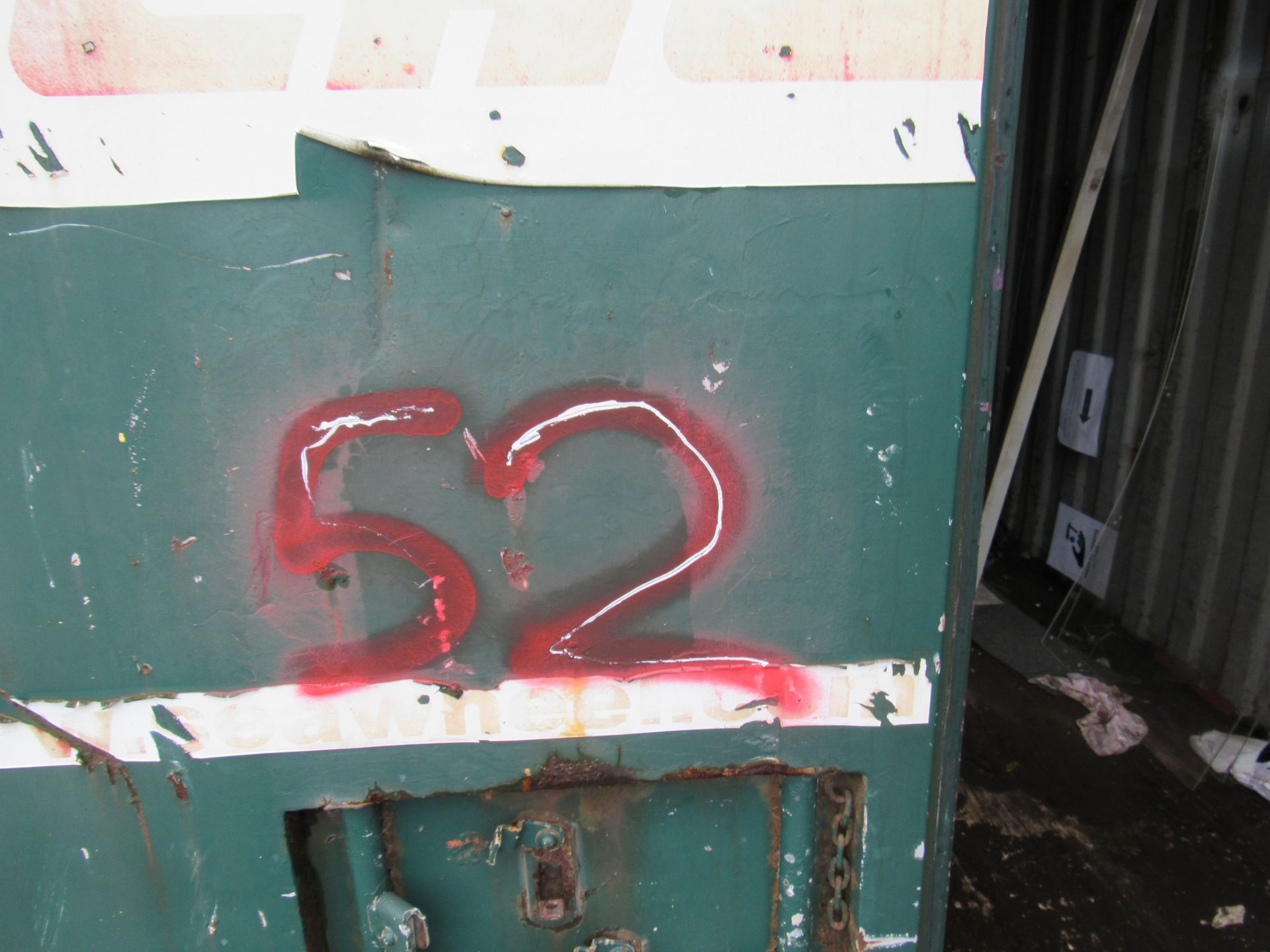40ft Shipping/storage container (Green) - Image 3 of 3