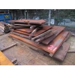 Assortment of Steel Stock, to 3 x Stacks, as lotted (Various sizes – viewing recommended)
