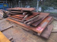 Assortment of Steel Stock, to 3 x Stacks, as lotted (Various sizes – viewing recommended)