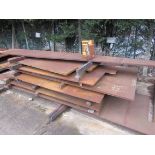 Assortment of Steel Stock, to 3 x Stacks, as lotted (Various sizes – viewing recommended)