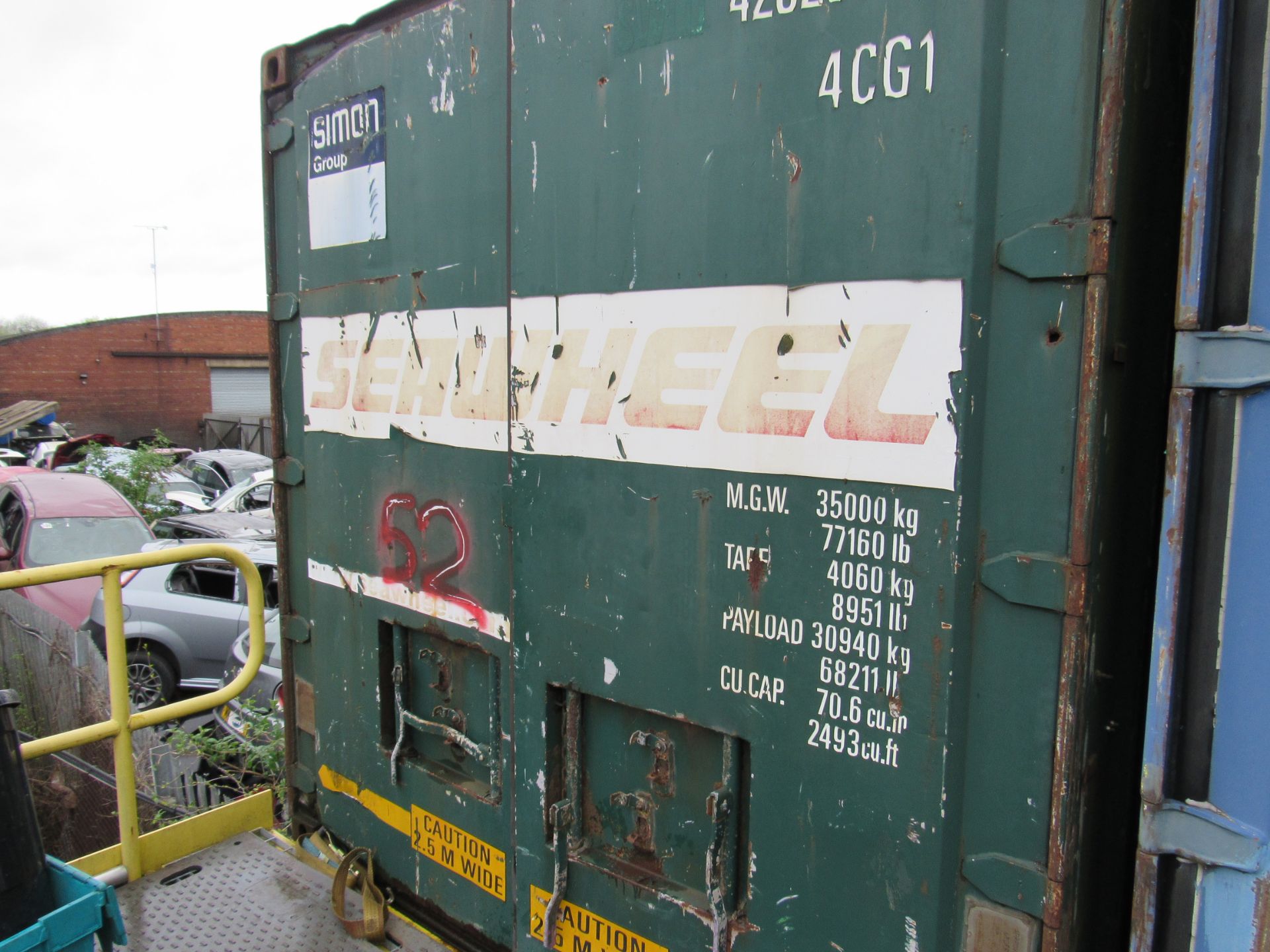 40ft Shipping/storage container (Green)