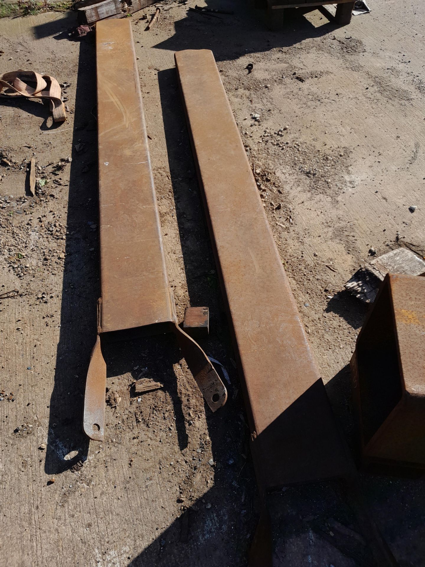 Pair of Fork Lift Truck Extension tines, 2,200mm x 200mm - Image 2 of 2