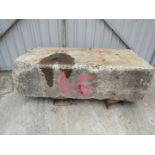 Heavy concrete security block, Delayed collection