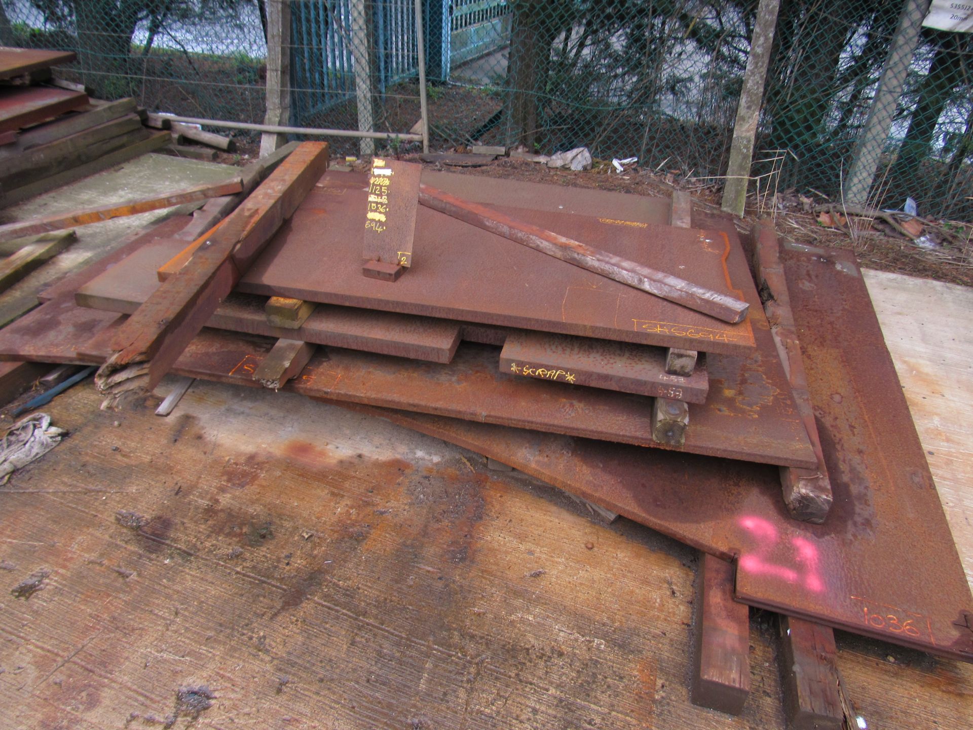 Assortment of Steel Stock, to 3 x Stacks, as lotted (Various sizes – viewing recommended) - Image 2 of 3