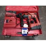 Hilti TE 2-A Hammer Drill with 2 x Batteries & Charger