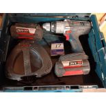 Bosch GSB 36VE-2Li Hammer Drill with 2 x Batteries & Charger