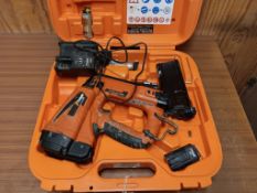 . Paslode Impulse IM65 F16Li Nailer with 3 x Batteries & Charger