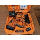 . Paslode Impulse IM65 F16Li Nailer with 3 x Batteries & Charger