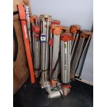 10 x Level Tripods & 3 x Telescopic Measuring Rods