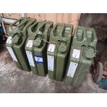 4 x 20L Steel Fuel Tanks