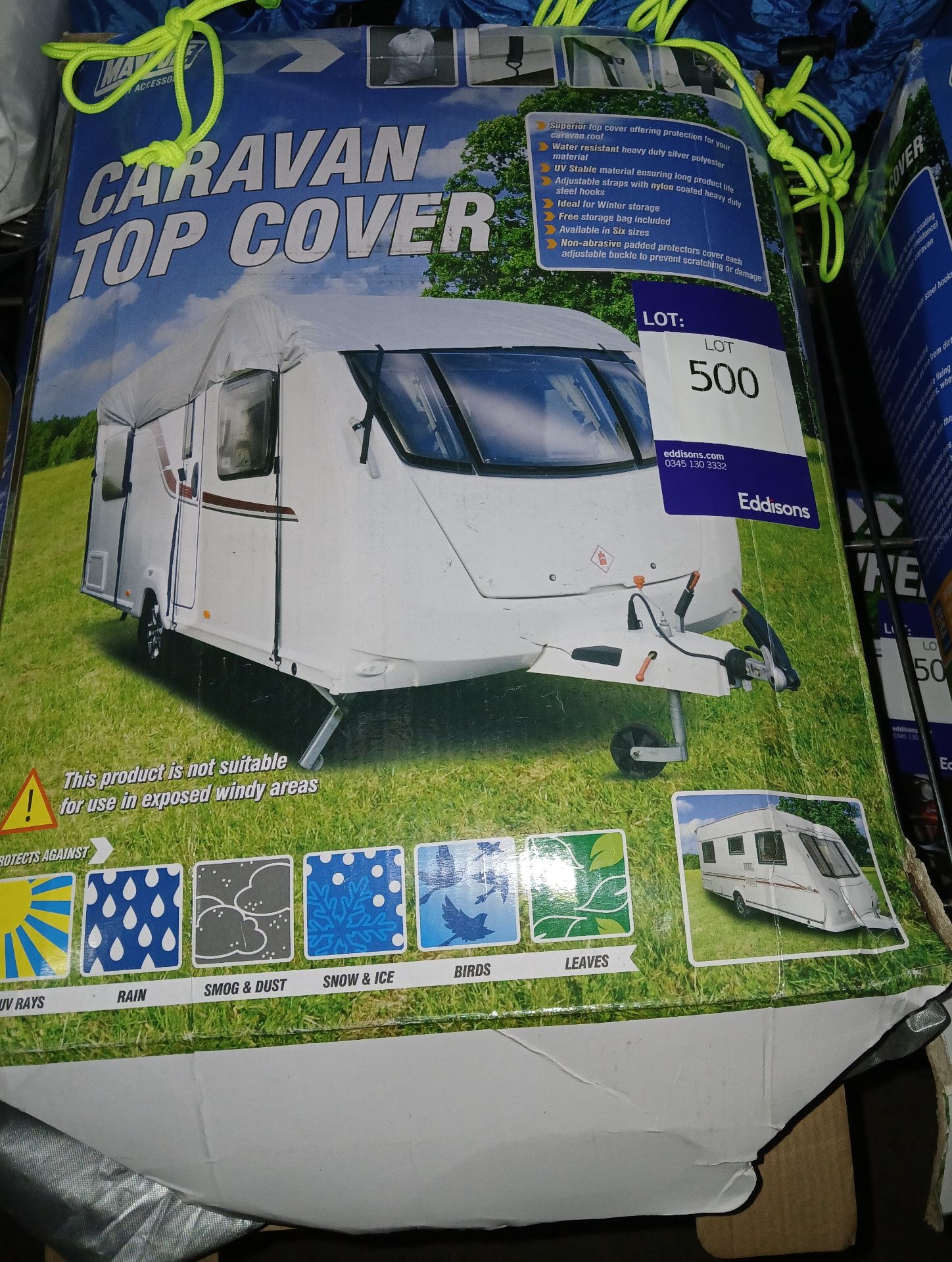 Maypole Waterproof Caravan Top Cover (Please note, Viewing Strongly Recommended - Eddisons have