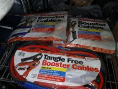 3 x Various Streetwize Booster Cables (Please note, Viewing Strongly Recommended - Eddisons have not