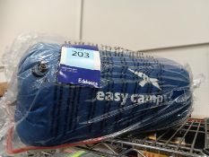 Easycamp Cosmos Blue Sleeping Bag (Please note, Viewing Strongly Recommended - Eddisons have not
