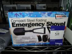 Streetwize Compact Steel Folding Emergency Shovel (Please note, Viewing Strongly Recommended -