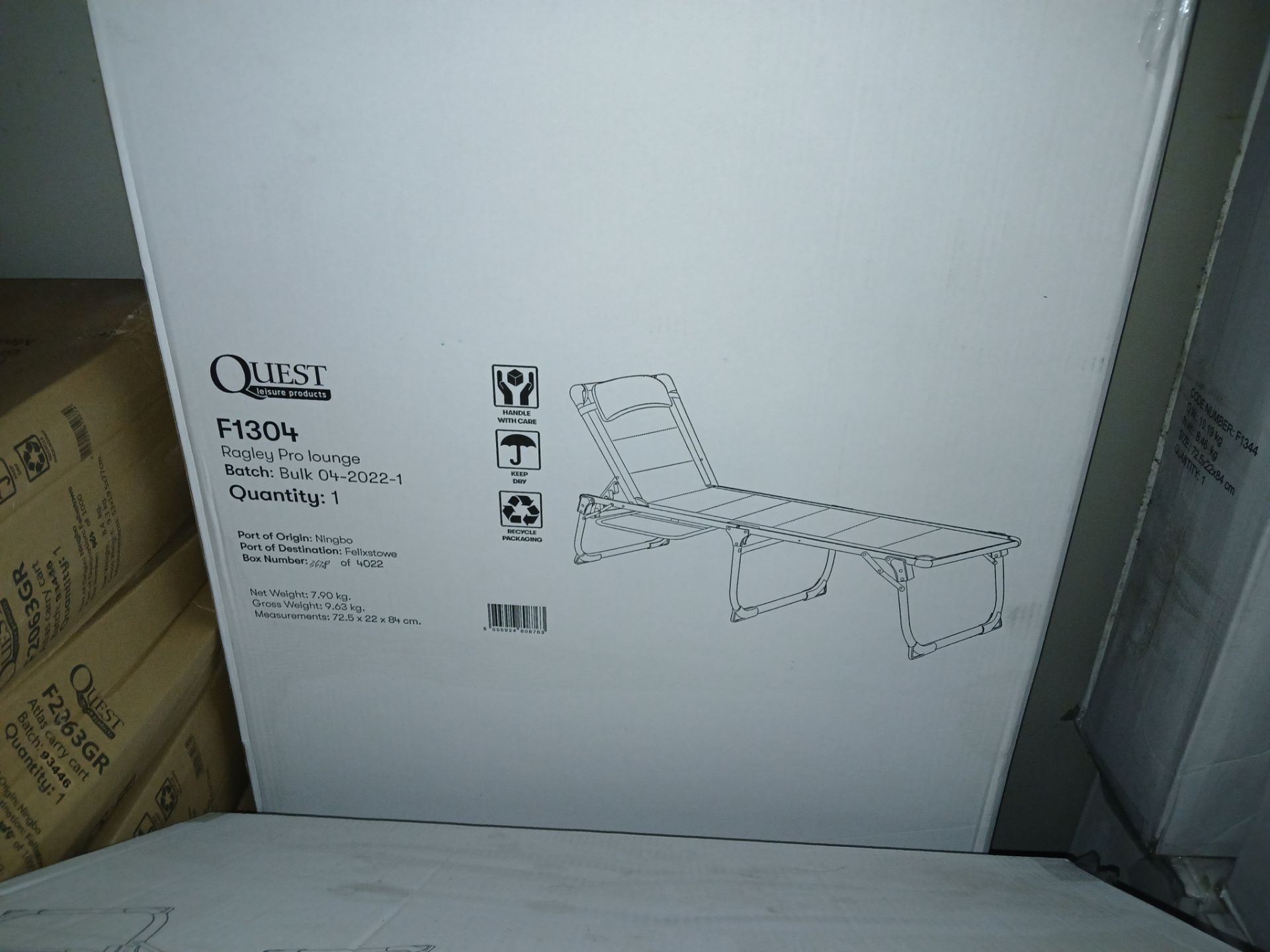 2 x Quest Elite F1304 Ragley Pro Lounge Chair (Please note, Viewing Strongly Recommended - - Image 3 of 3