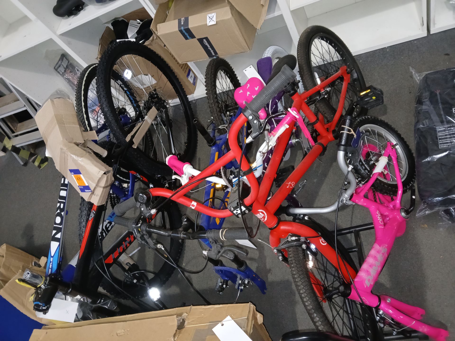 Large quantity of Cycling equipment / accessories, to include frames / part-built bicycles, racks, - Image 2 of 7