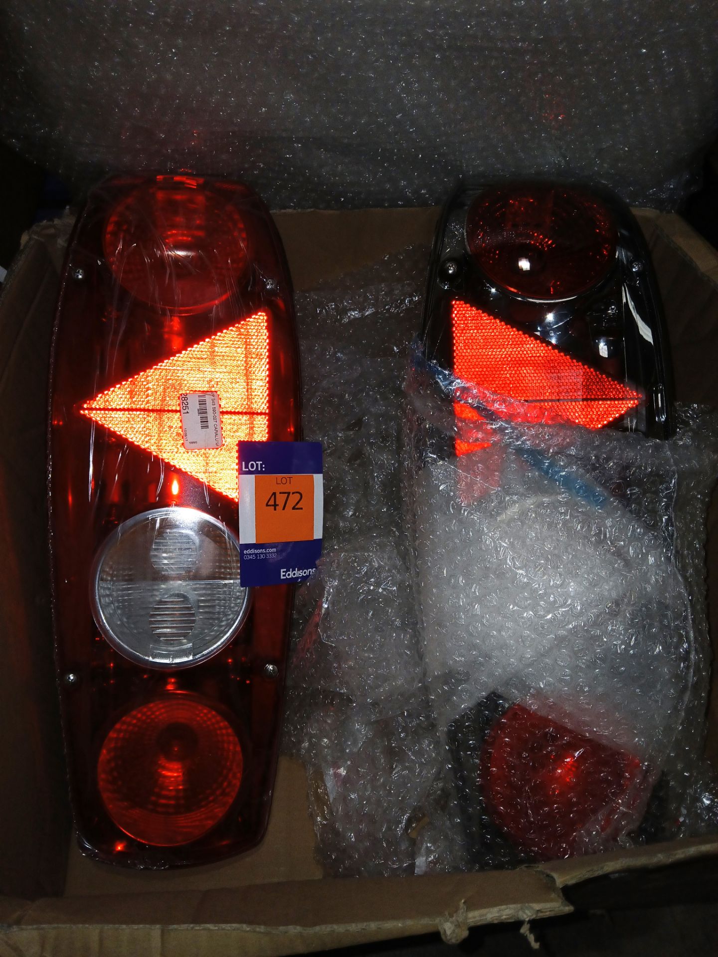 Pair of Rear Lights (Please note, Viewing Strongly Recommended - Eddisons have not inspected any