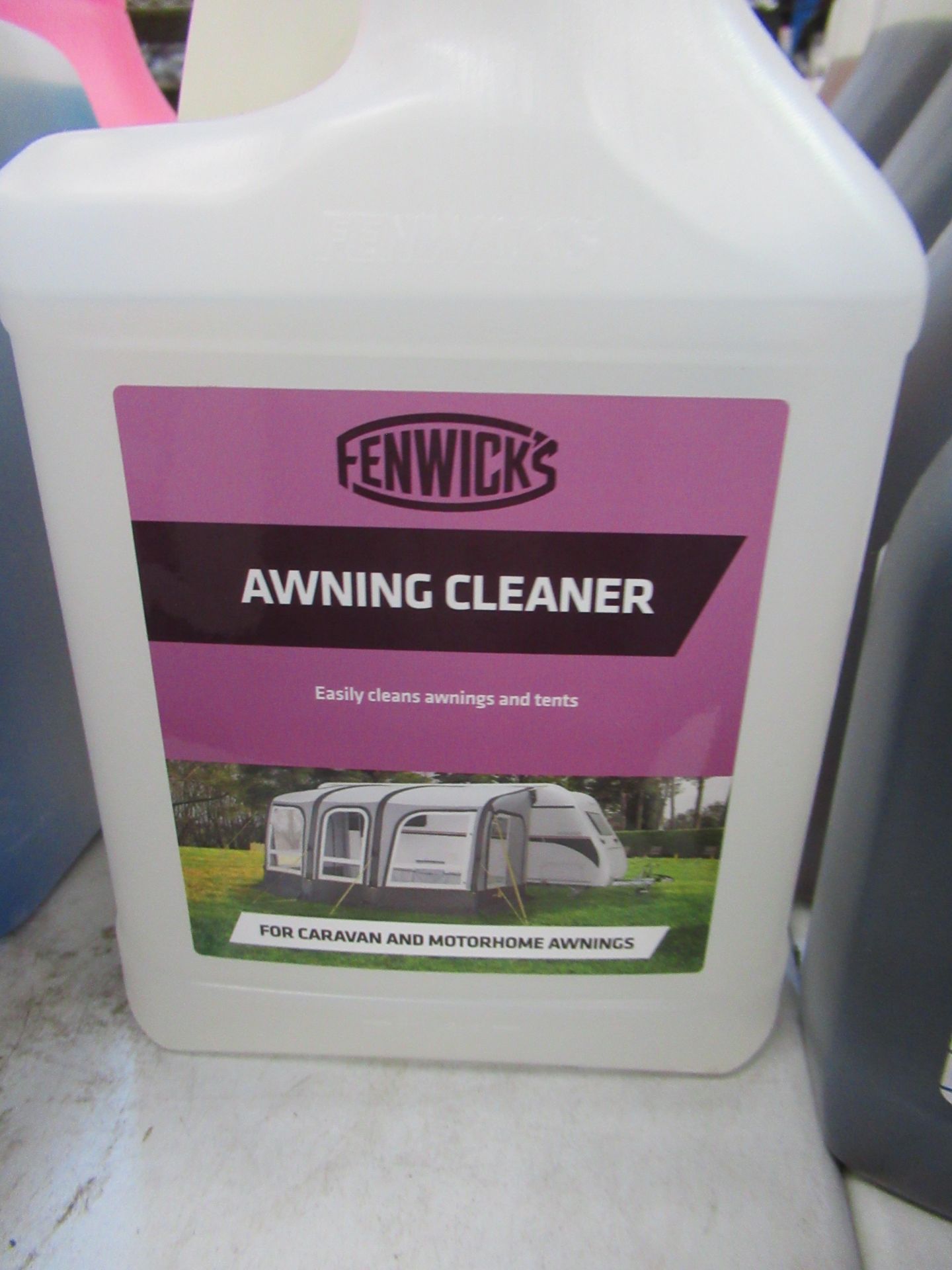 2 x Bottles of Fenwick Awning Cleaner, and 1 x Black Streak Remover (Please note, Viewing Strongly - Image 2 of 3