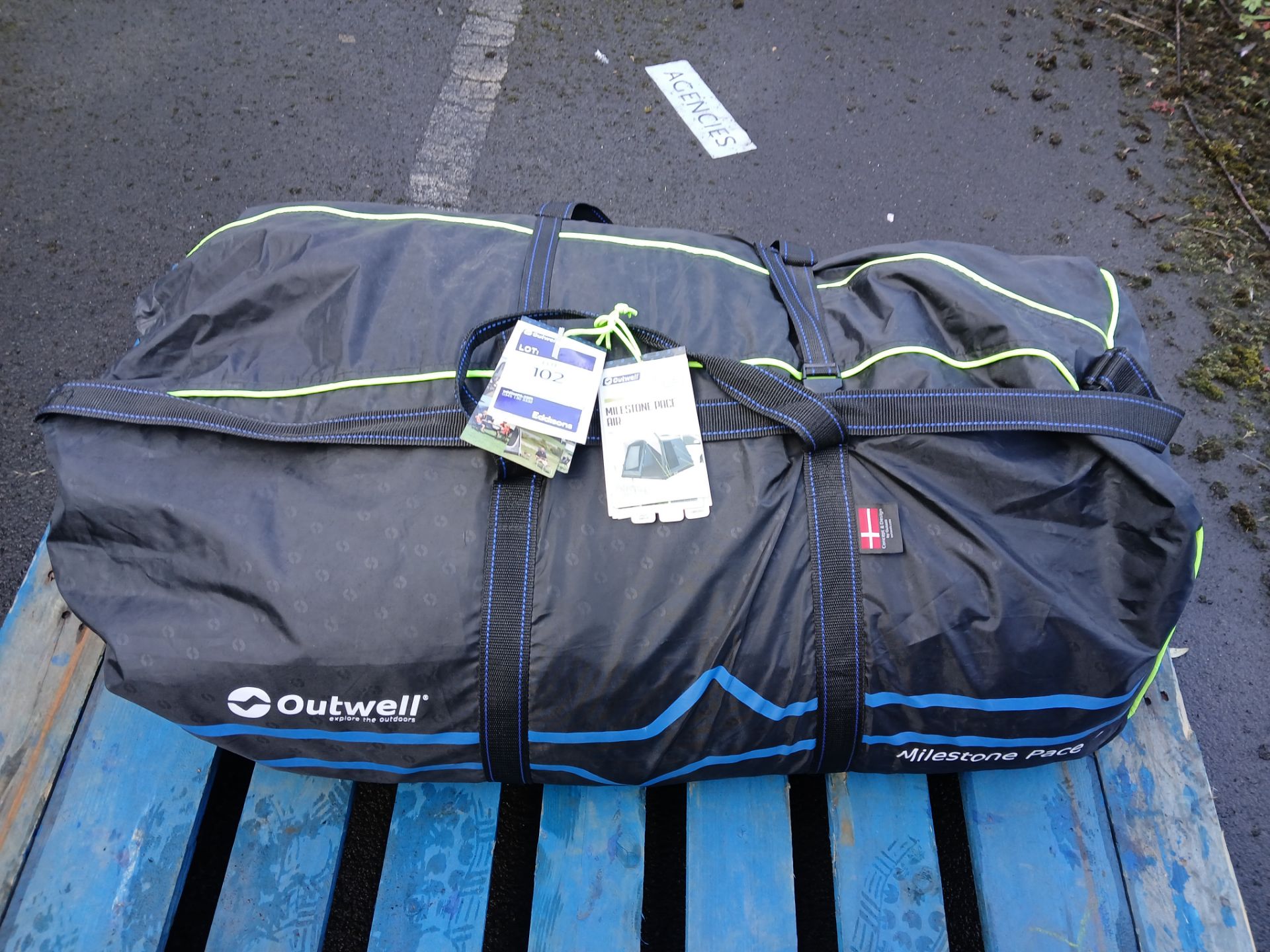 Outwell Milestone Pace Air Awning (Please note, Viewing Strongly Recommended - Eddisons have not